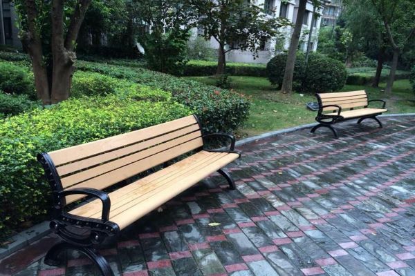 The Charm of Garden Bench
