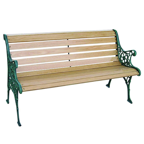 Cast Iron Straight Benches with 2 Seats
